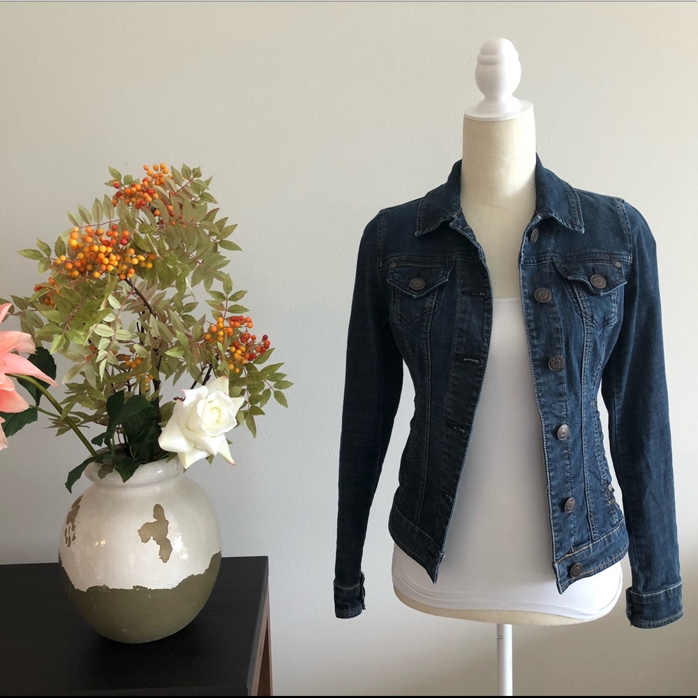 GUESS denim jacket, size XS, worn once